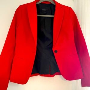 Womens Red Blazer
